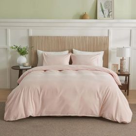 Serta Simply Clean Solid Duvet cover Twin (Color: pink, size: Twin)