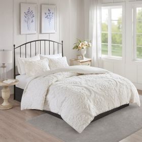 Chic Cotton Chenille Duvet Cover (Color: as Pic)