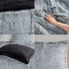 Shaggy Long Fur Comforter Mini Set